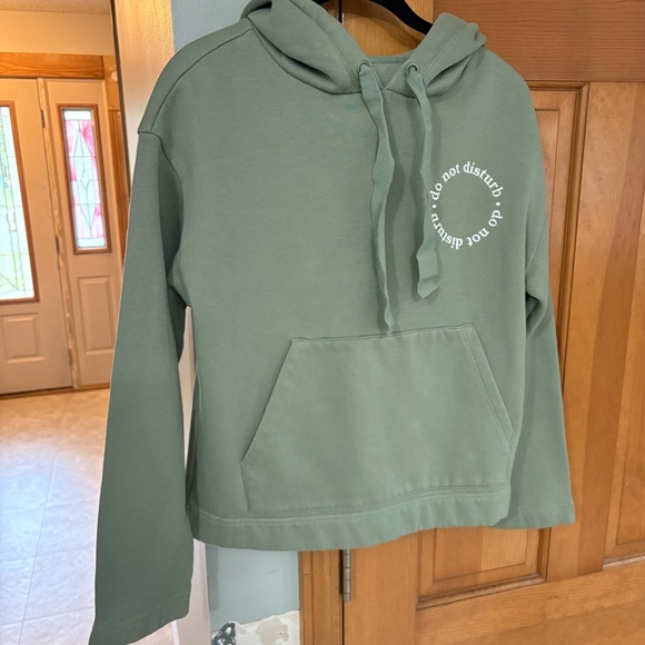 LOFT Lou and Grey “Do Not Disturb” Cozy Hoodie Size Small EUC - Picture 2 of 5